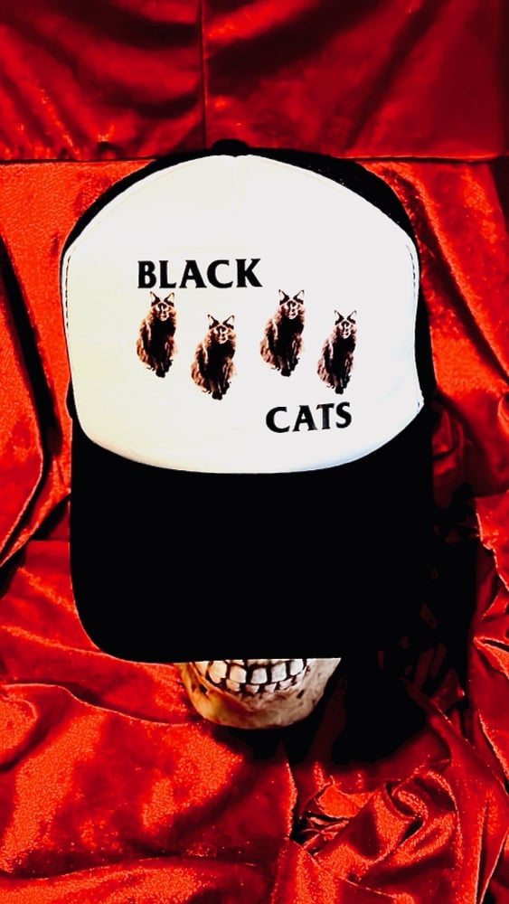 Image of Black Cats Foam Trucker