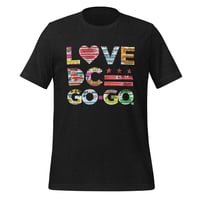Image 1 of LOVE DC GOGO POSTER PRINT Black Unisex t-shirt