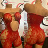 Red fishnet
