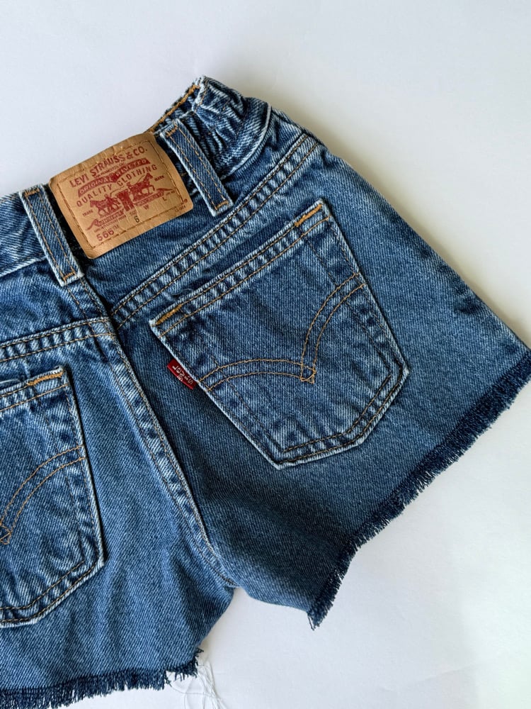 Image of Vintage 566 Levi's Cut Offs Size 6