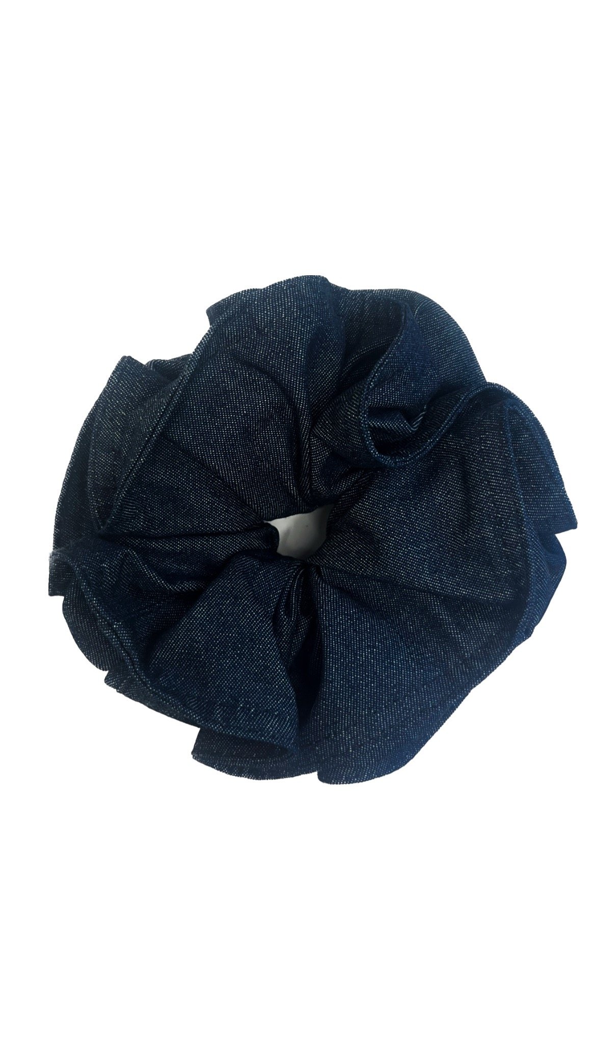 XL Denim Scrunchie