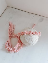 Image 1 of pink velvet bow halo
