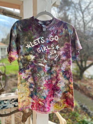 Image of MEDIUM Let's Go Girls Tie Dye Shirt 2