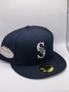 Seattle Mariners "Navy Silver" 7 3/4