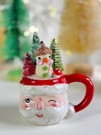 Image 2 of Winter Scene Santa Mug 5