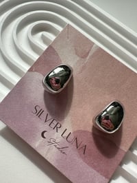Image 5 of Arc earrings 圆弧银色耳饰