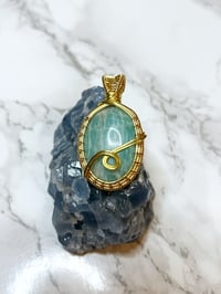 amazonite pendant