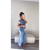 Blue Ribbed Loungewear 