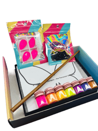 Image 1 of Neon Pink Butterfly Beading Kit 