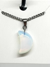 Image 1 of Opalite Moon Necklace
