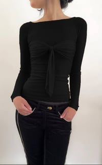 Image 1 of ANGELE  TOP BLACK