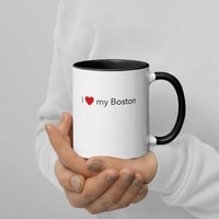 Image 2 of Boston Terrier Mug with Color Inside