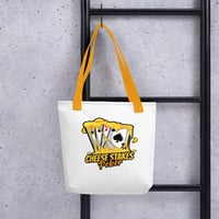 Image 1 of Cheese Stakes Poker Tote bag