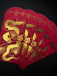 Image 1 of Year of the Snake Red Envelope Pack of 5