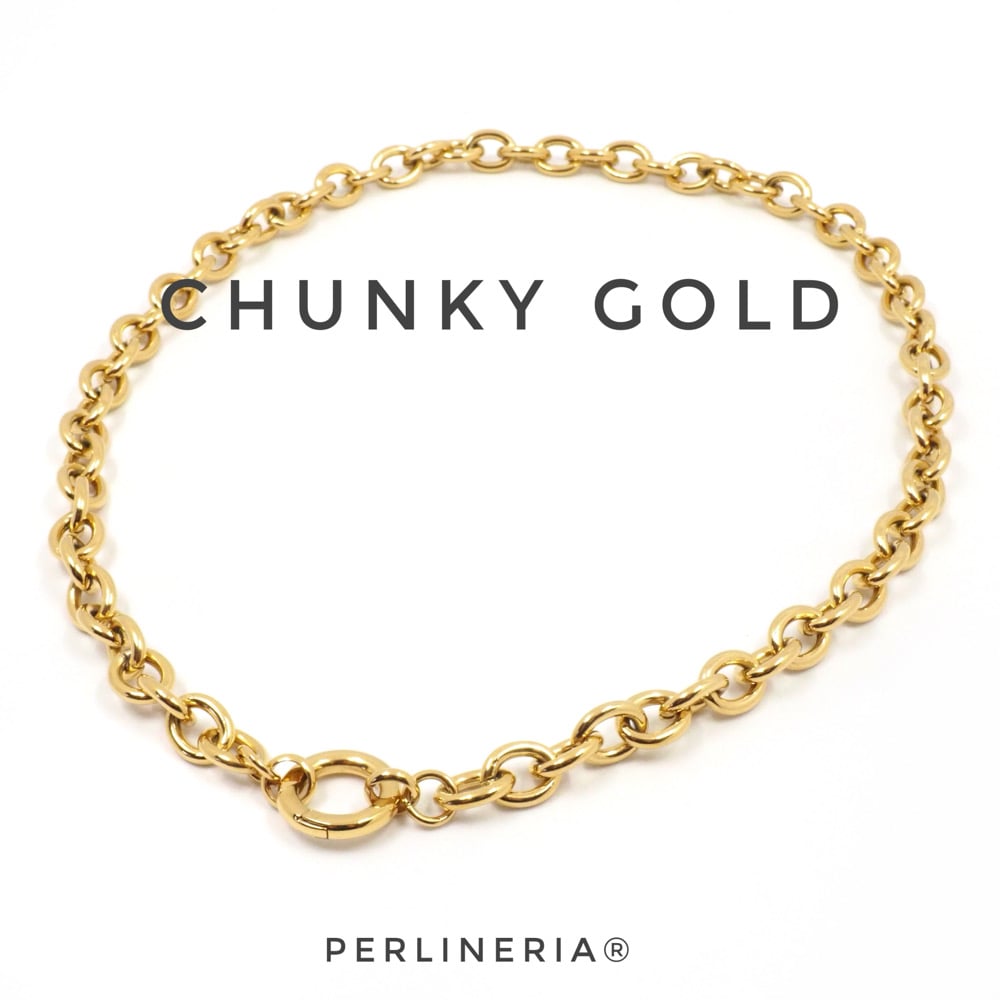 Image of Gliederkette Clip gold 