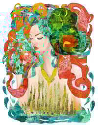 “Butterfly wind” 11x14 Print of Digital Artwork 