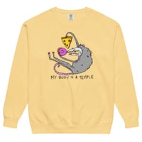 Image 1 of temple Unisex garment-dyed sweatshirt 