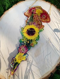 Mushroom Goddess Sun Catcher