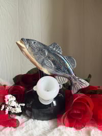 Image 1 of Striped Bass Vase