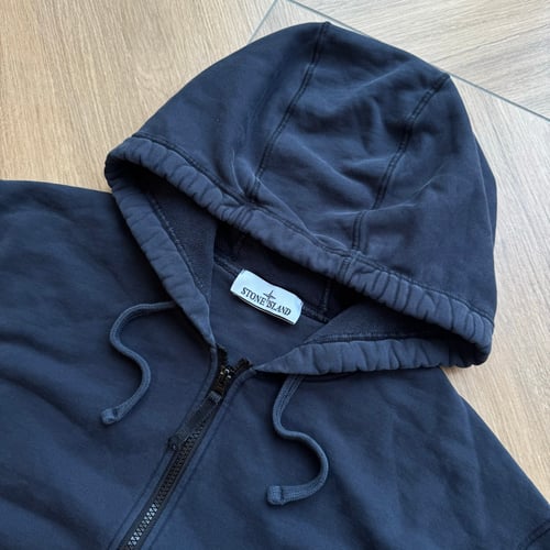 Image of Stone Island Zip Up Hoodie, Size XL / XXL