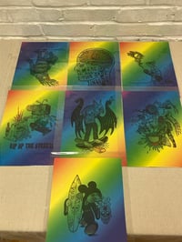 Image 1 of RAINBOW AND NEON PAPER PRINTS