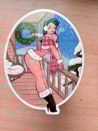 Image 3 of Holiday vinyl stickers/ a set of 4