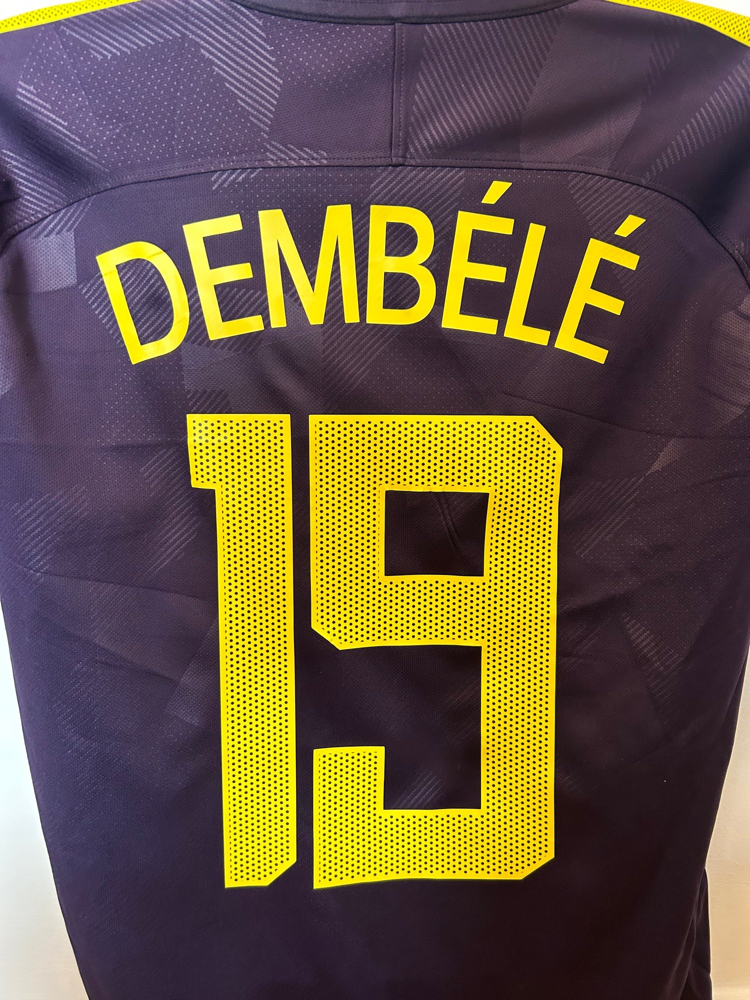 Image of Tottenham Hotspur “DEMBÉLÉ 19” 2017/18 Third Shirt + UCL patches (L) 