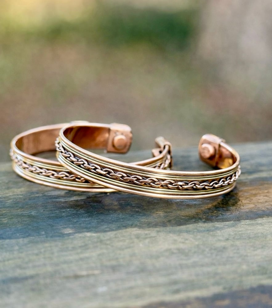 Image of Magnetic Copper Bangle #1