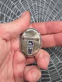 Image 4 of Vintage Brooches-  1940s engravings page & preserved spider webs - 7