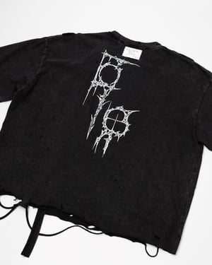 Image of IMPLY x ÒLĮNE - Ten Of Swòrds T-Shirt (Black)