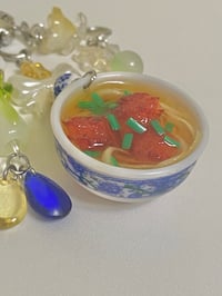 Image 2 of asian noodle soup keychain