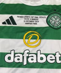 Image 2 of Signed Callum McGregor Celtic FC League Cup Final Detailed Shirt