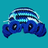 Image 2 of Blue scrap ruffle bucket