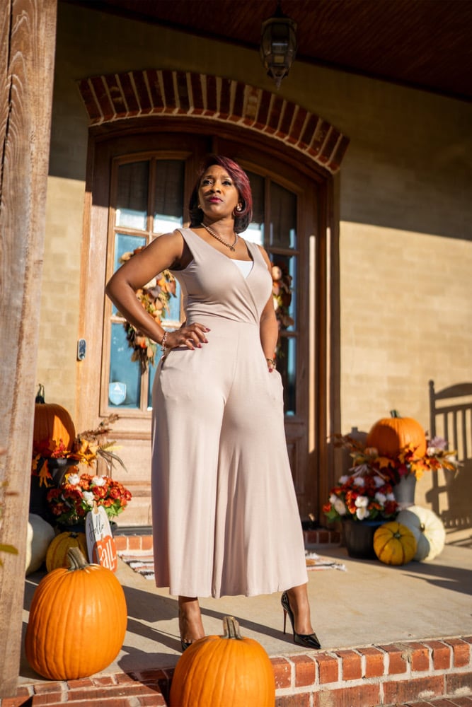 Image of Sleeveless Jumpsuit