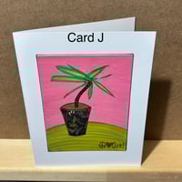 Image 7 of ART - YOUR CHOICE - Vertical Handpainted Art Greeting Card