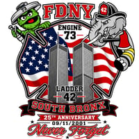 Image 2 of 25th 9/11 Anniversay T-Shirt (PRE-ORDER)