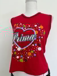 Image 2 of 00s Red top // L