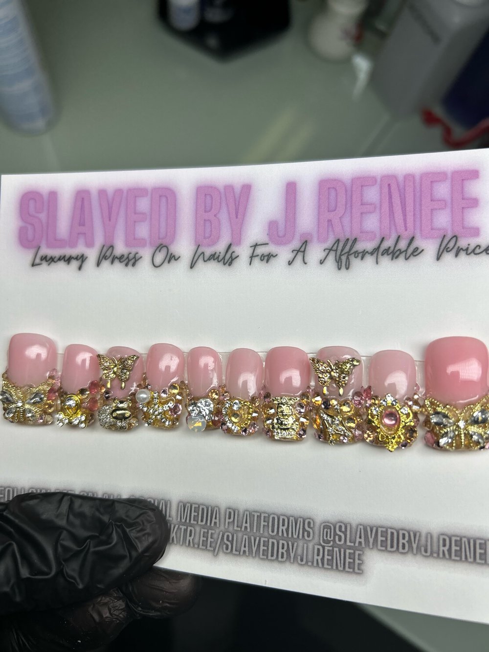 French Medium Length Bling 