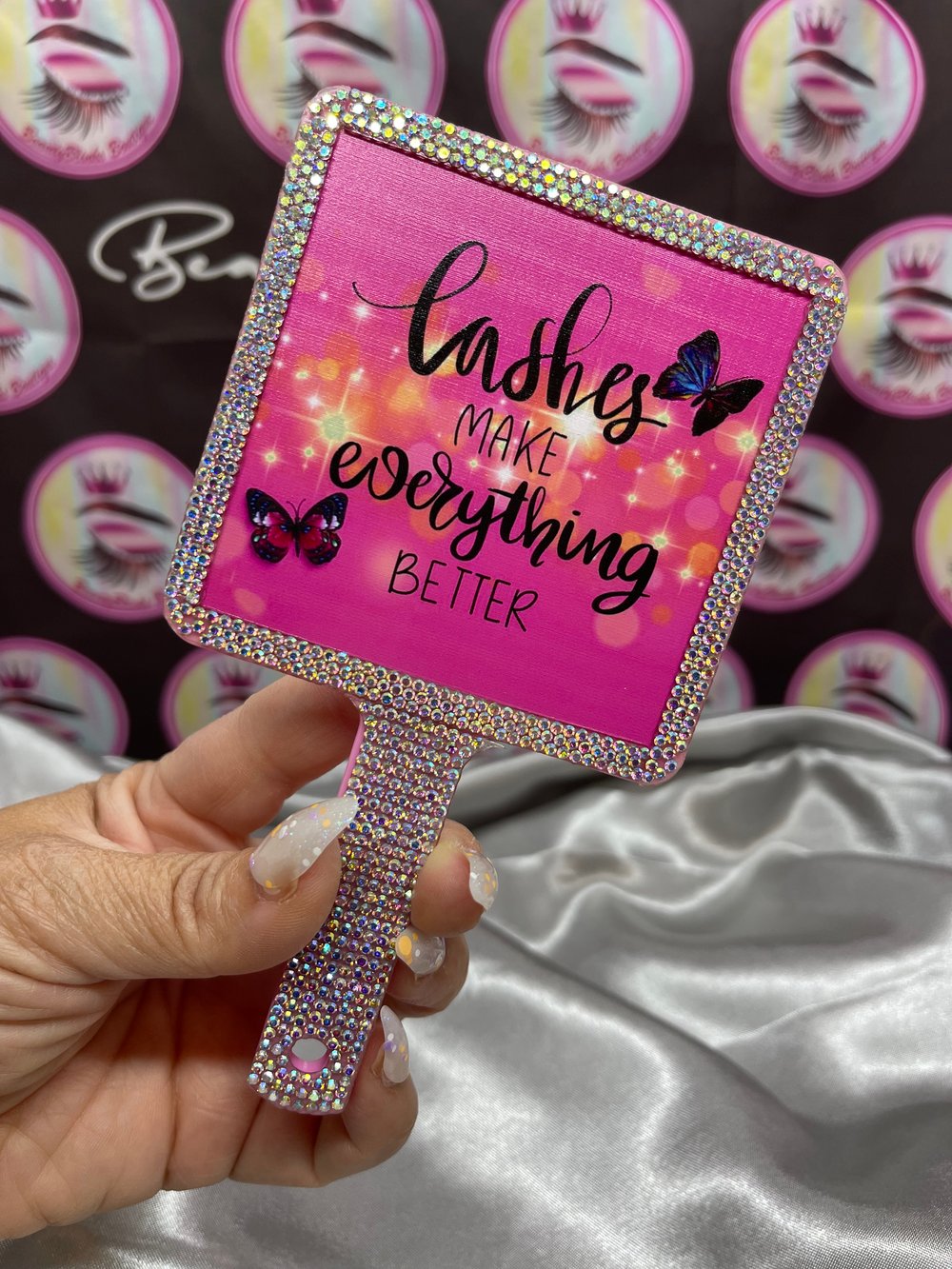 Bling mini mirrors