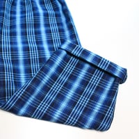 Image 5 of Half & half- navy cord and check denim