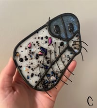 Image 4 of Stained glass good luck charm: speckled snoot