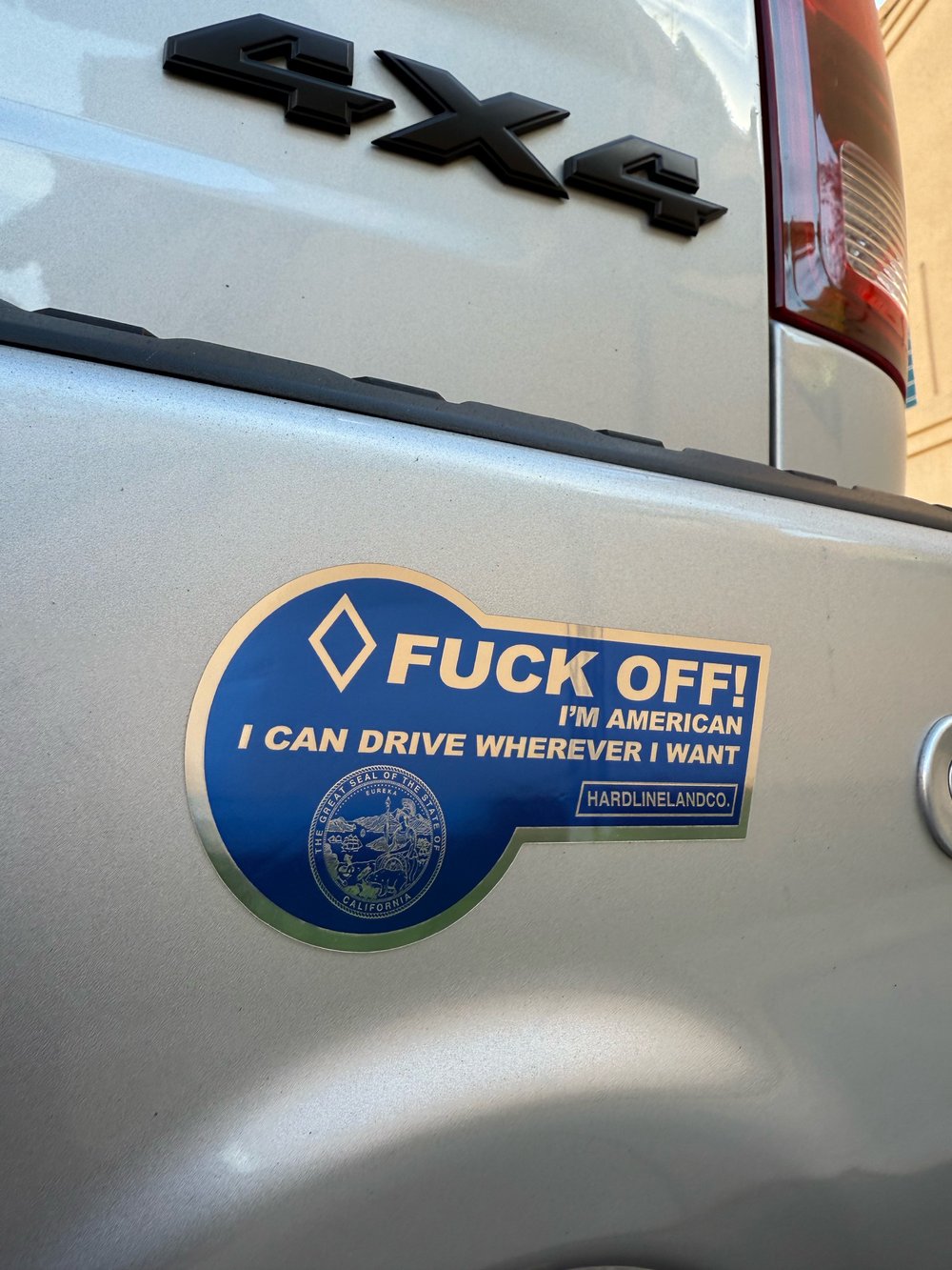 Image of Fuck Off HOV Sticker