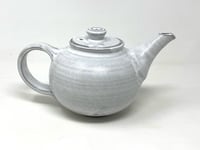 Image 6 of Large White Organic Glaze Tea Pot