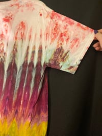 Image 6 of MEDIUM Godzilla Be Gay Do Crime Tie Dye Shirt 5