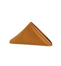 Image 3 of Polyester Napkin 20"x20" - Gold