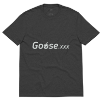 Goose.xxx Charcoal Unisex recycled t-shirt