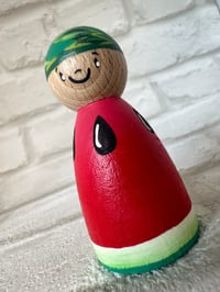 Image 5 of Fruit Peg Dolls - Strawberry/ Watermelon/ Pineapple - Set of 3