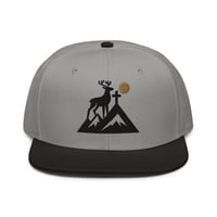 Image 1 of Christian Sportsman's Assoiation - Branded Black Back logo Flat Bill Snapback Hat