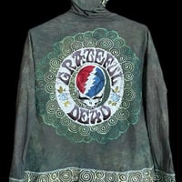 Image 1 of Large Ladies Lightweight Hoodie green