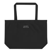 Image 1 of Large Sad But Rad Club Tote Back (Black)